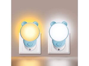 Miniaturka 3 - Porównanie dwóch barw świecenia niebieskiej lampki nocnej