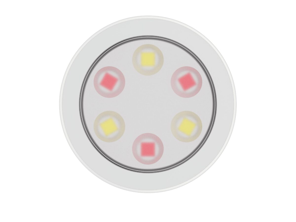 Lampka podszafkowa LED RGB 3000–6000 K z pilotem – zestaw 5 szt.
