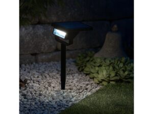 Miniaturka 3 - Kierunkowa lampka solarna oświetlająca żwir i rośliny nocą