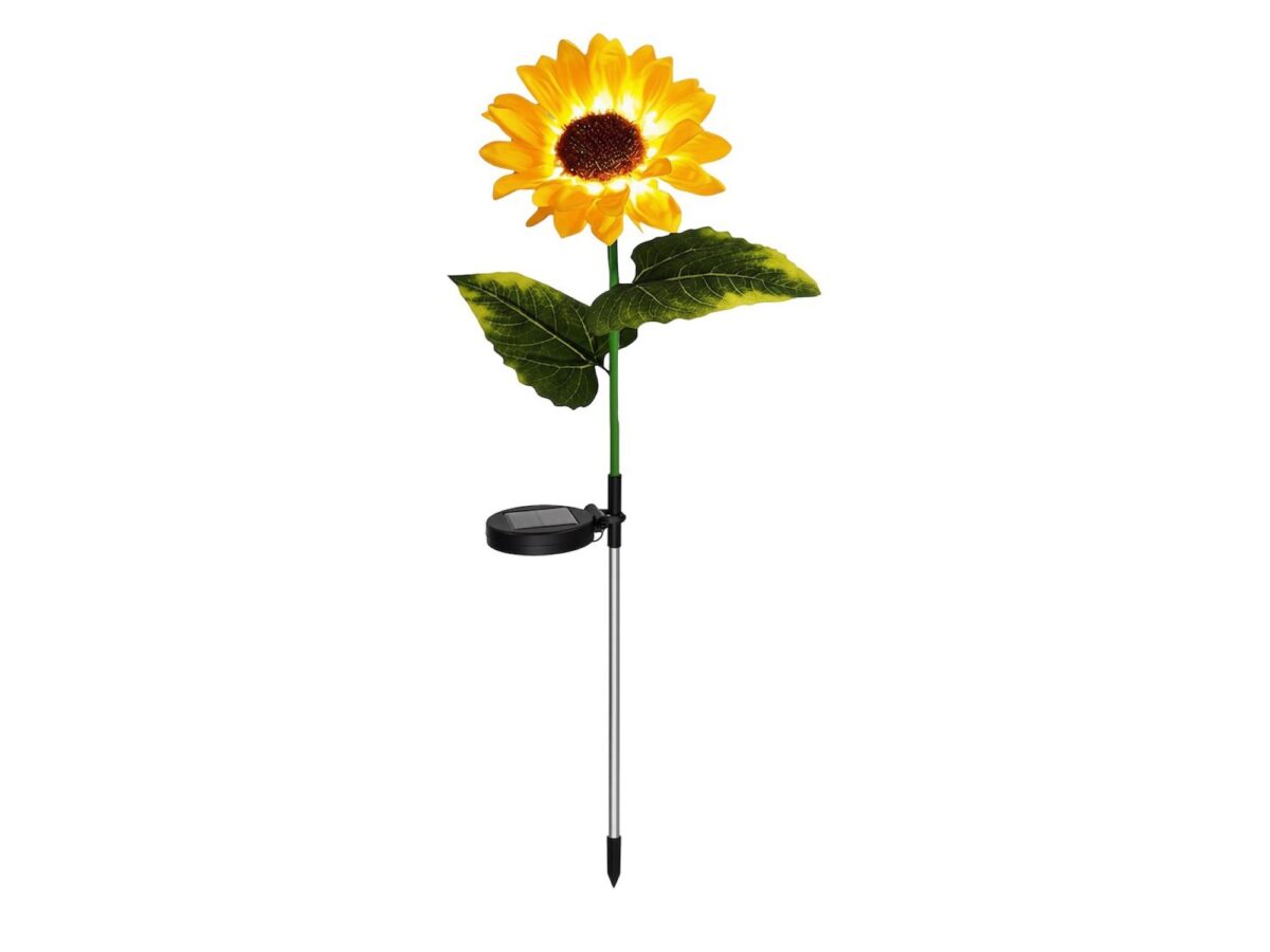 Lampka solarna ogrodowa słonecznik LED 70 cm 3000 K