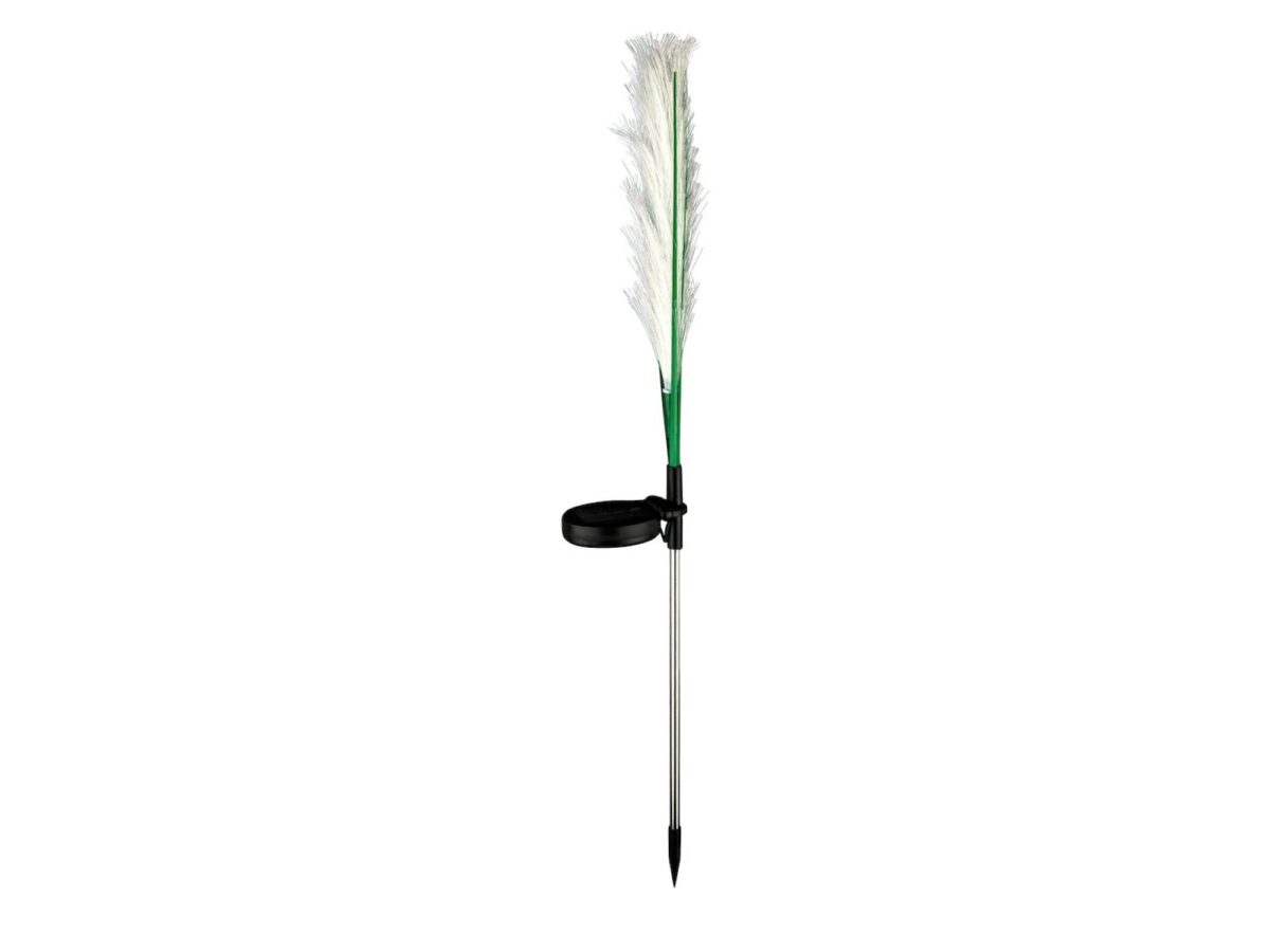 Lampka solarna ogrodowa LED trawa ozdobna 76 cm 3000 K beżowa