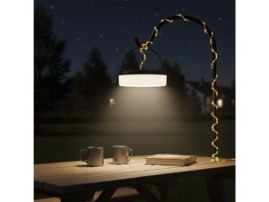 Miniaturka 5 - Wisząca lampka solarna z ciepłym światłem pod zadaszeniem