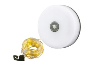 Miniaturka 9 - Wisząca lampka solarna LED z osobnym ciepłym łańcuszkiem świetlnym na białym tle