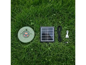 Miniaturka 7 - Dekoracyjna lampa solarna i przewód LED przy miejscu wypoczynku