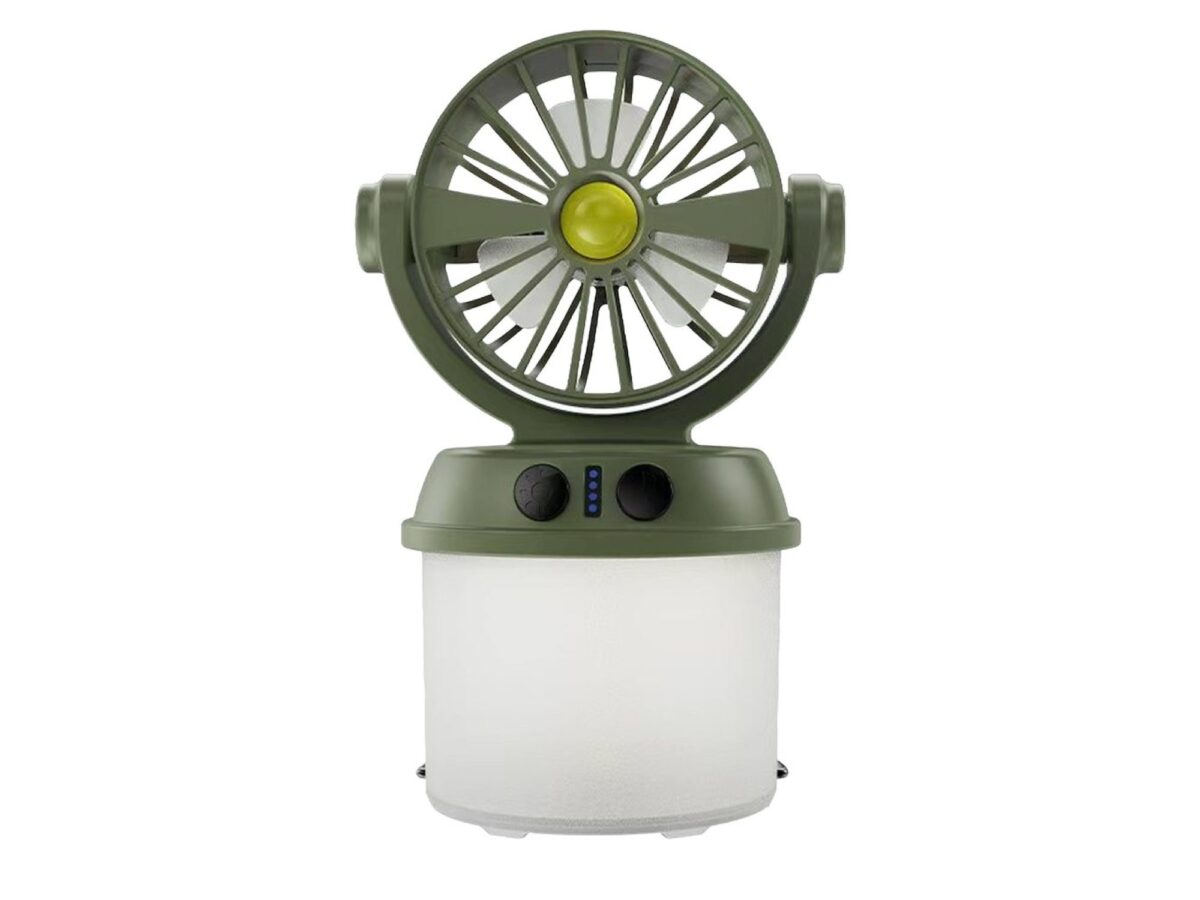 Lampka solarna LED 6 W z wentylatorem 3000/6500 K zielona