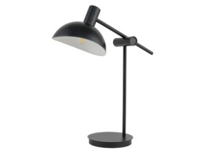 Miniaturka 1 - Lampka stołowa Artis w czarnym wykończeniu z regulowanym ramieniem
