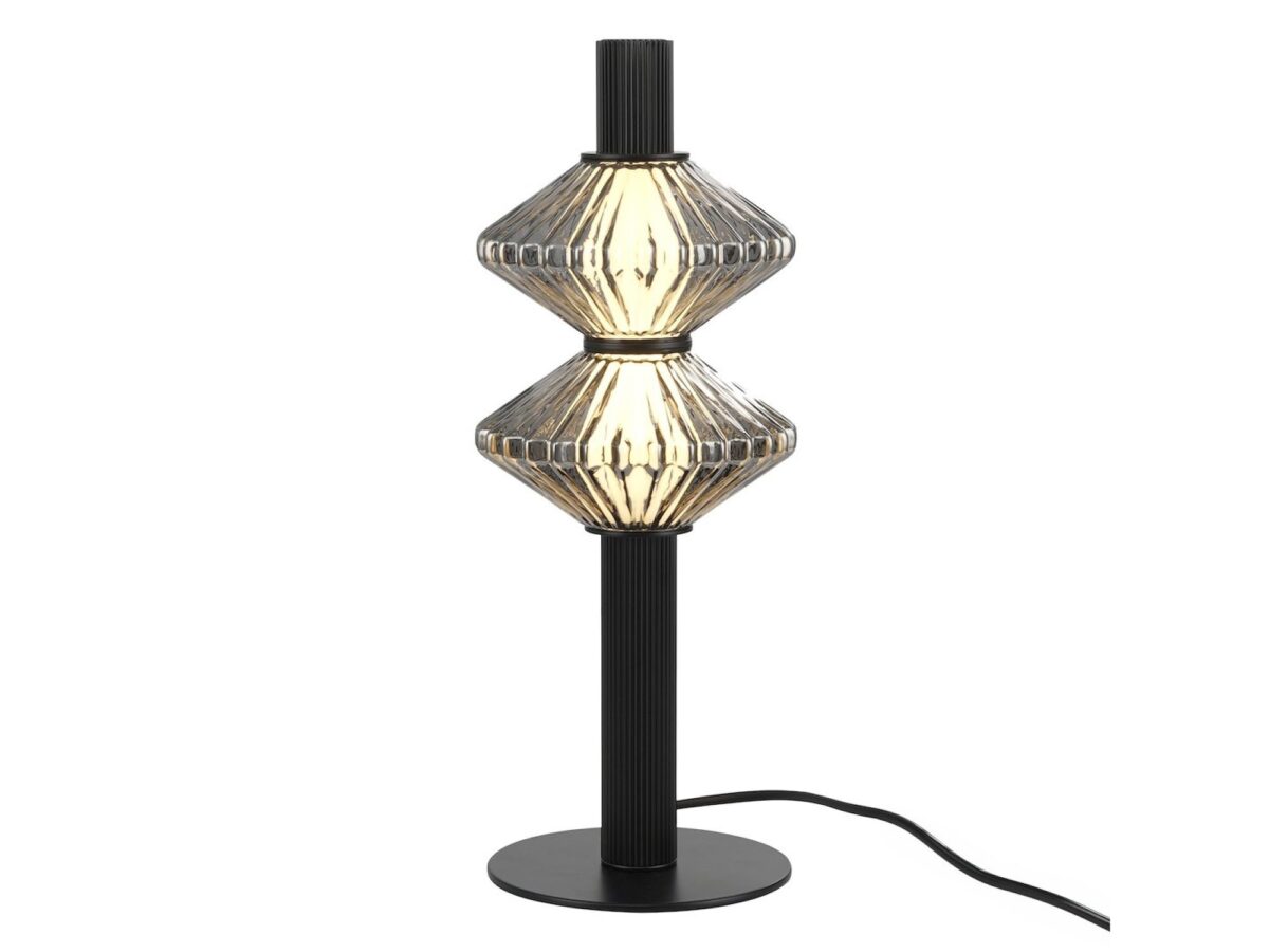 Lampka stołowa Seladano LED 9 W z podwójnym kloszem