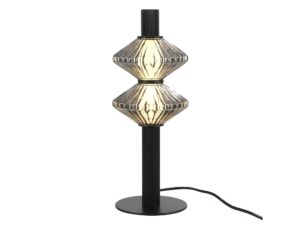 Miniaturka 9 - Lampka stołowa Seladano LED 9 W czarna, cała oprawa na białym tle