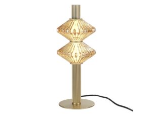 Miniaturka 1 - Lampka stołowa Seladano LED 9 W złota, cała oprawa na białym tle