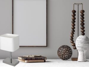 Miniaturka 2 - Lampka stołowa Solivio E27 35 cm z abażurem – zdjęcie 3