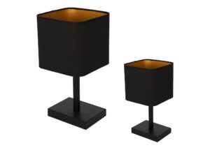 Miniaturka 1 - Lampka stołowa Solivio E27 35 cm z abażurem – zdjęcie 2
