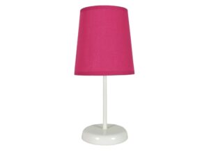 Miniaturka 5 - Lampka stołowa Valimena fuksja z gładkim abażurem