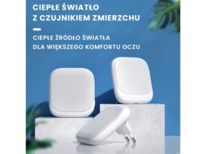 Miniaturka 2 - Lampka wtykowa biała z czujnikiem zmierzchu – ujęcia detali