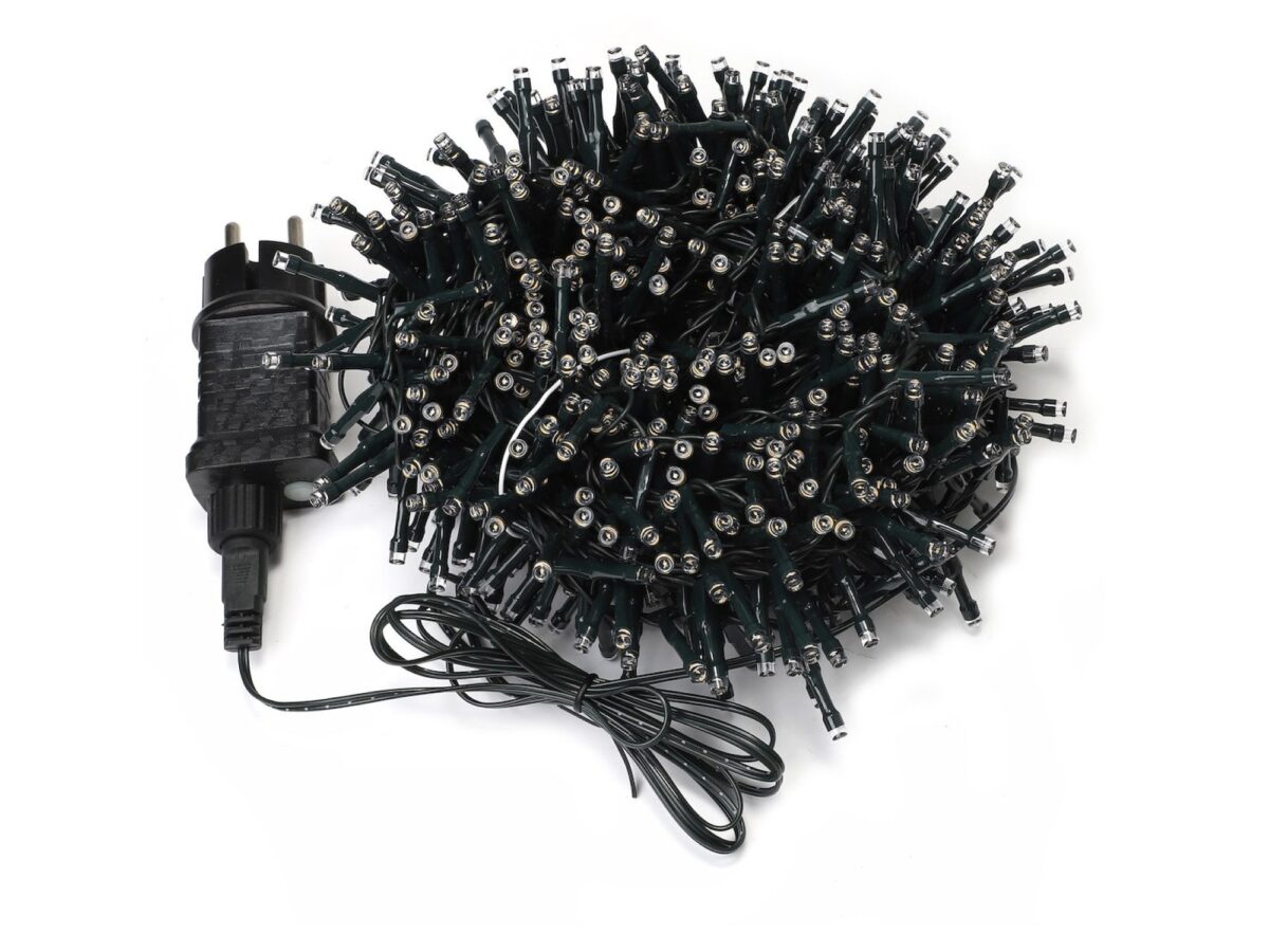 Lampki choinkowe 700 LED 14 m 2500 K IP44 zielone