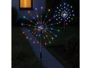 Miniaturka 4 - Solarne punkty świetlne RGB przy ścieżce ogrodowej
