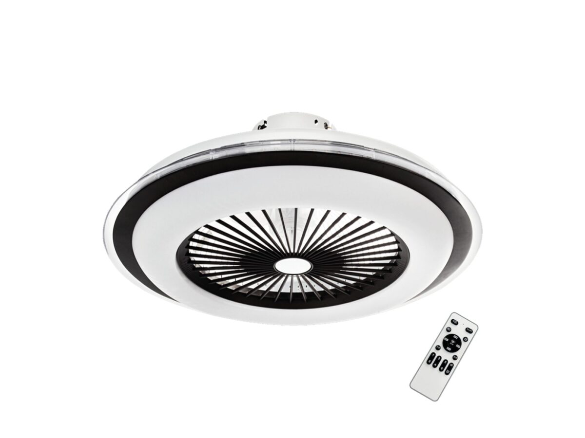 Lampowentylator sufitowy LED 48 W Ilomena Ø60 cm z pilotem