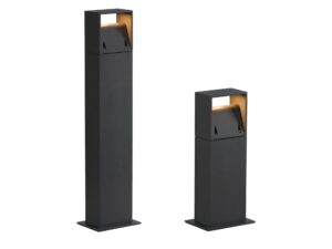 Miniaturka 2 - Porównanie wysokości lamp ogrodowych Logs 39,5 i 69,5 cm