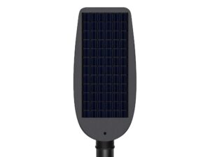 Miniaturka 1 - Tylny panel fotowoltaiczny latarni solarnej LED 100 W na białym tle
