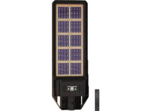 Miniaturka 5 - Latarnia solarna LED 2700 lm – front z pilotem na białym tle