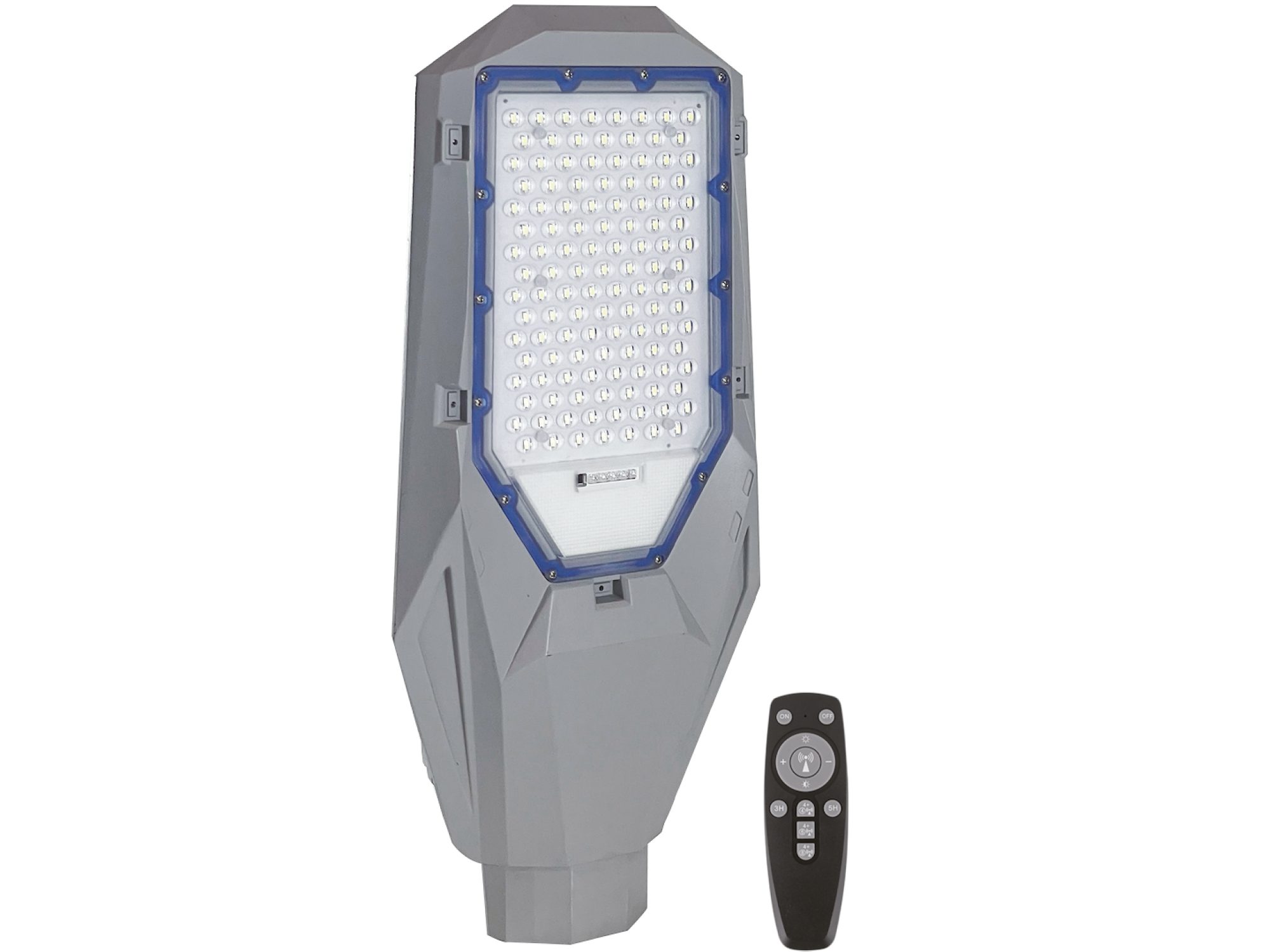 Lampa uliczna solarna LED – głowica z pilotem