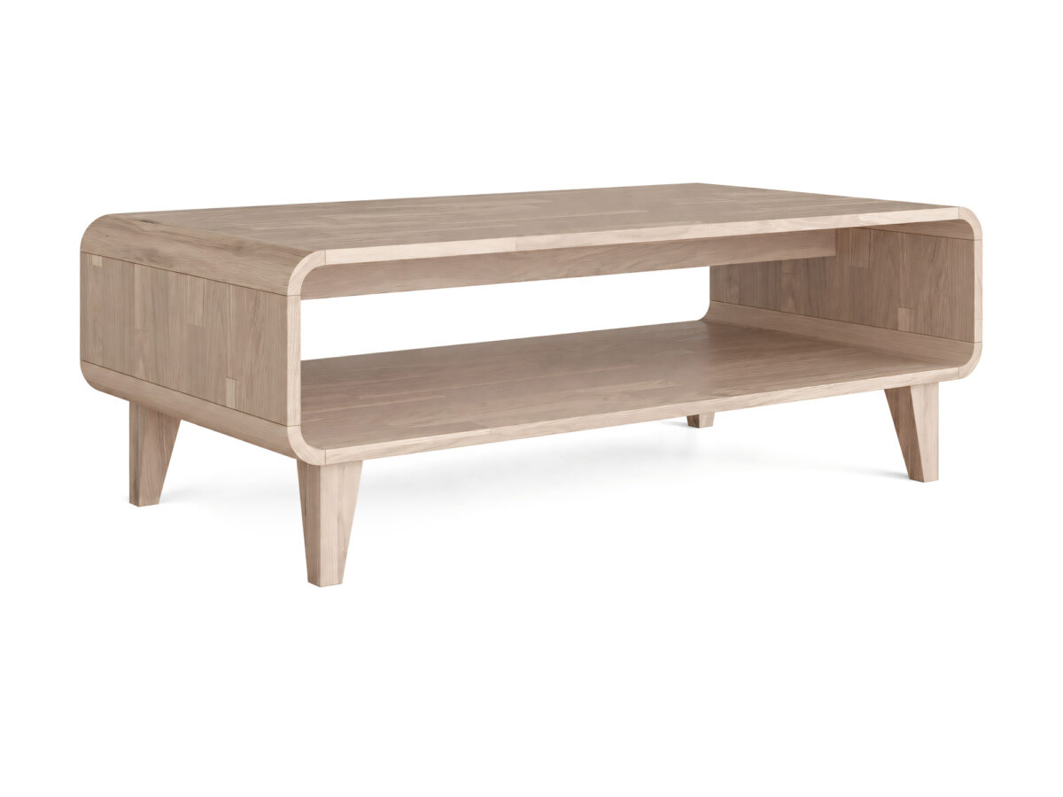Ława dębowa Marvello 120 cm dąb bielony