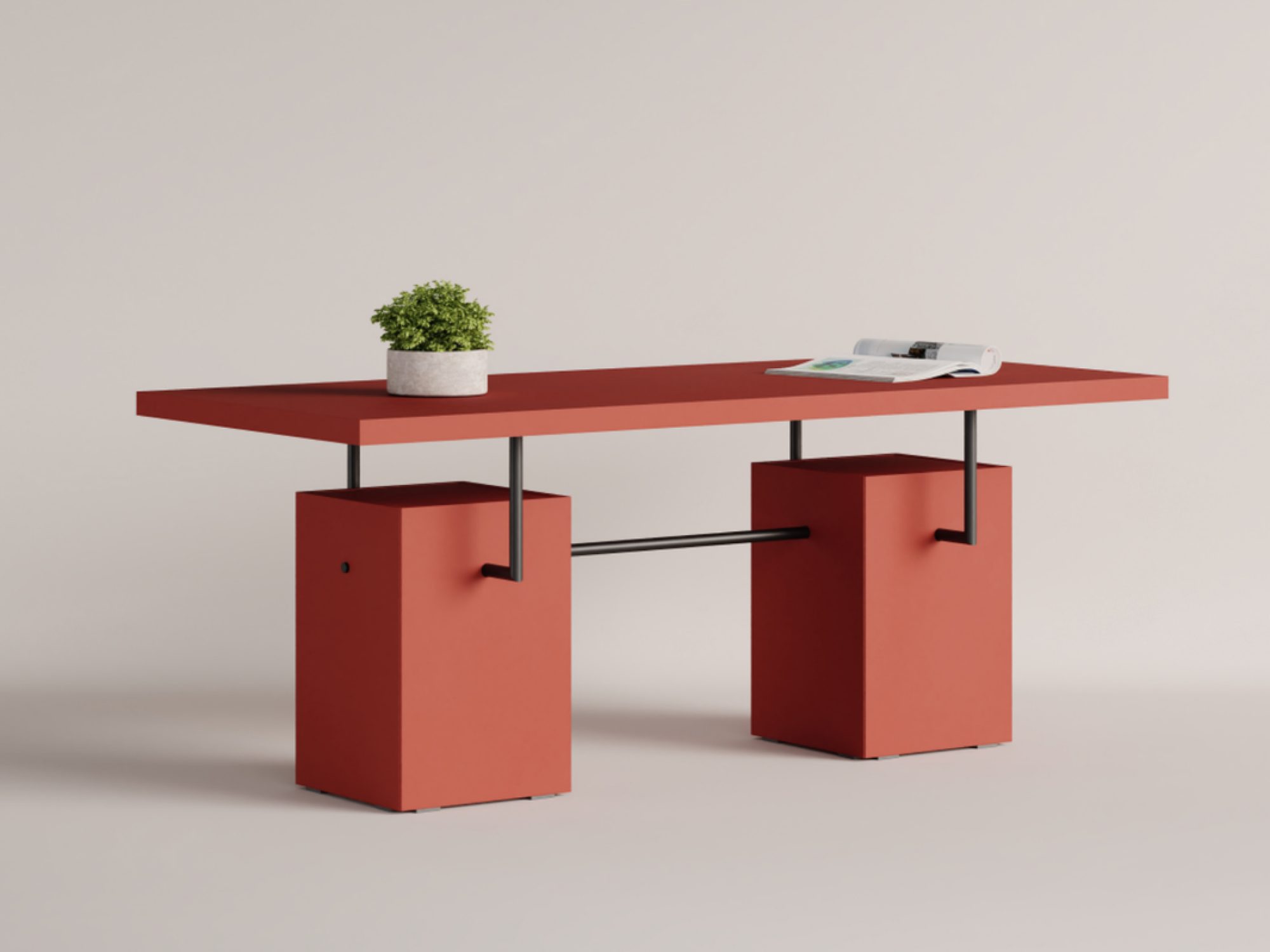 Ława designerska Arrovia 150 cm prostokątna w aranżacji wnętrza 5