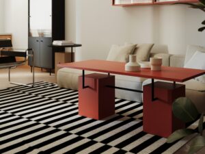 Miniaturka 10 - Ława designerska Arrovia 150 cm prostokątna w aranżacji wnętrza 7