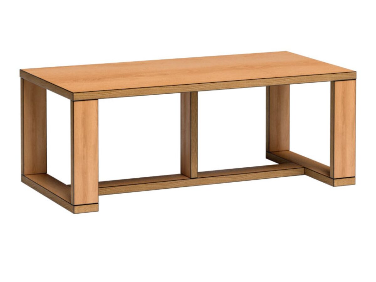 Ława kawowa prostokątna Lavinia 120 cm dąb karmel