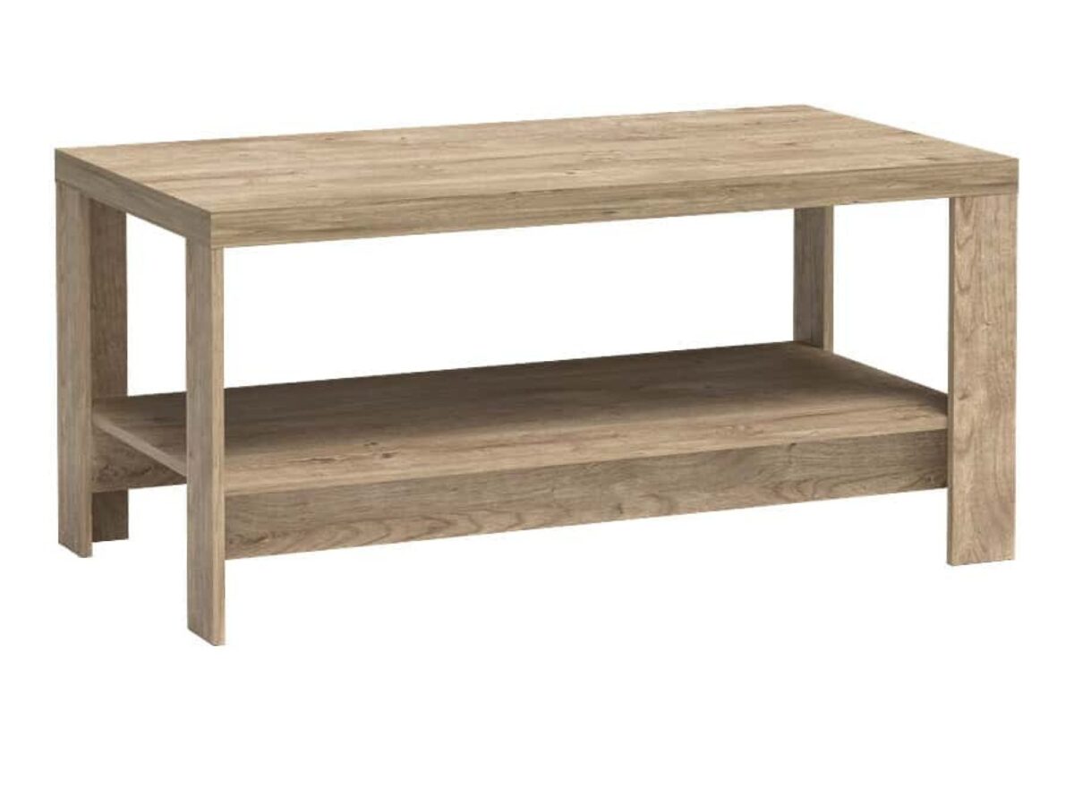 Ława kawowa z półką Pestano 120 cm Ribbeck