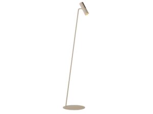 Miniaturka 4 - Leda lampa podłogowa w ciepłym beżu na białym tle
