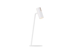 Miniaturka 10 - Leda lampa stołowa biała z ruchomym reflektorem