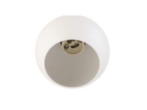 Miniaturka 3 - Biała kula Light Eye 90 z widocznym gniazdem GU10