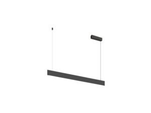 Miniaturka 1 - Linius 120 czarna – boczny widok aluminiowej belki i zawieszenia