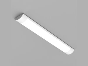 Miniaturka 1 - Biała listwa LED 60 cm – przykład montażu natynkowego na suficie