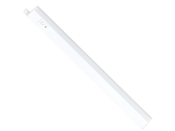 Biała listwa podszafkowa LED T5 30 cm 4 W, jedna sztuka zestawu pięciu