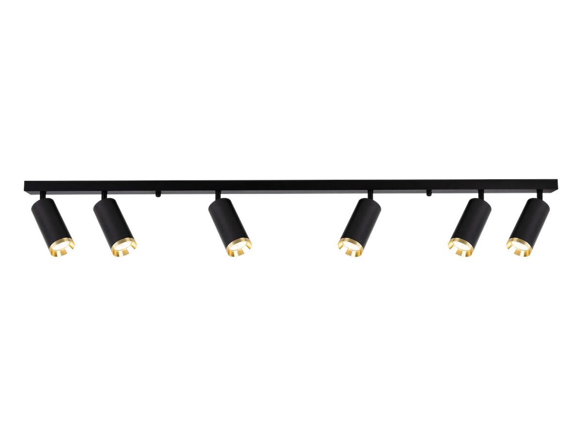 Listwa sufitowa natynkowa z 6 reflektorami GU10 119,5 cm