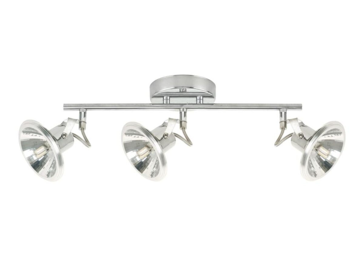 Listwa sufitowa Alovona chrom 3 reflektory LED G9