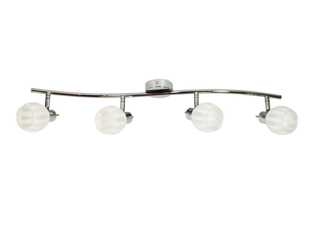 Listwa sufitowa Balenira chromowana 4-punktowa G9