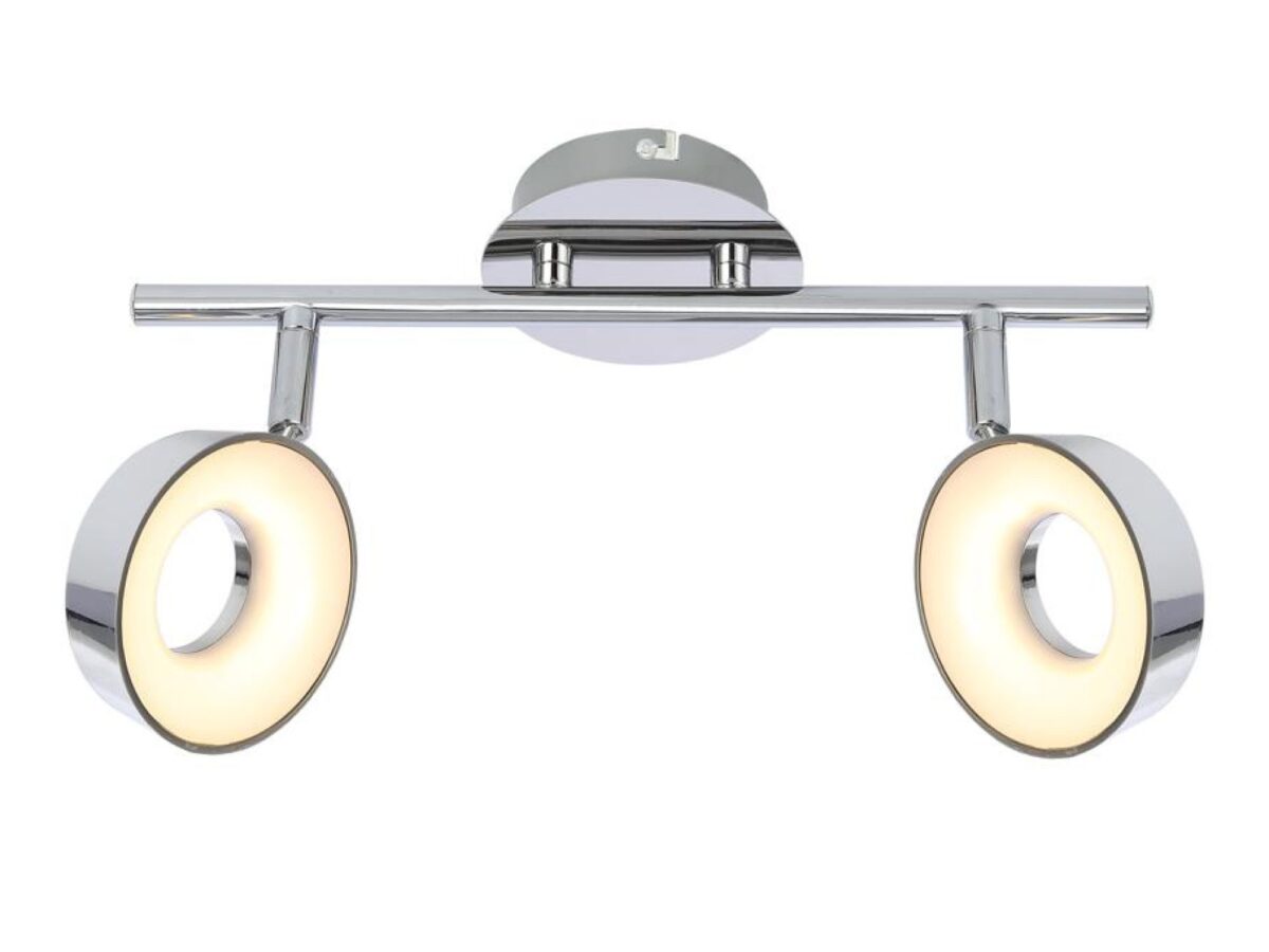 Listwa sufitowa LED Dalareta 2 × 4 W 31 cm chrom