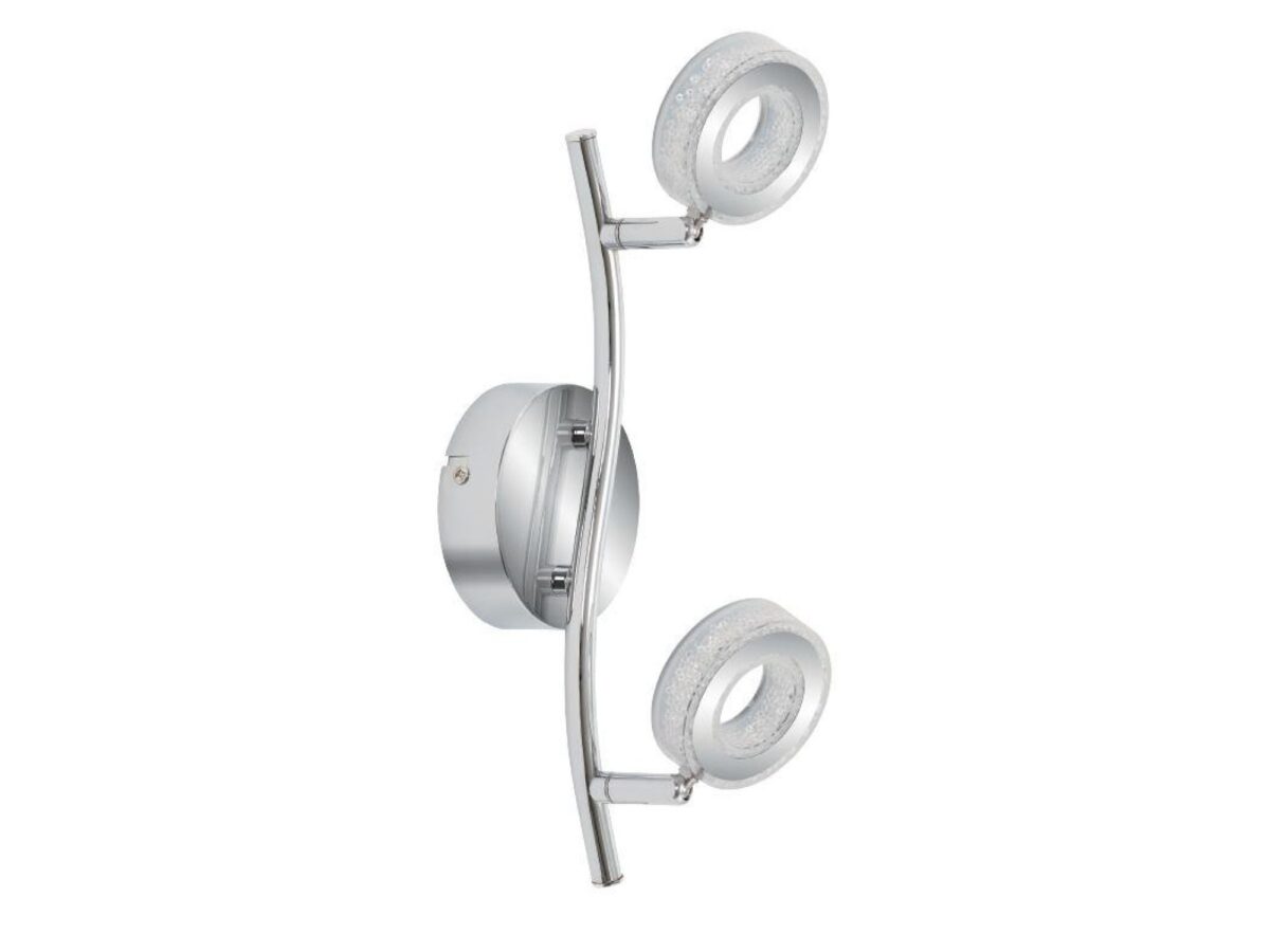 Listwa sufitowa LED Dorida chromowana dwupunktowa 3000 K