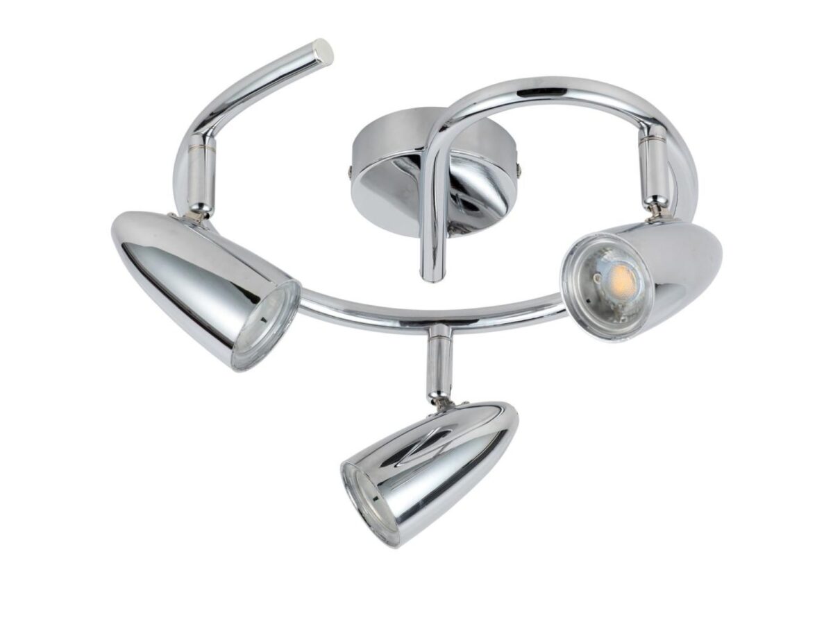 Listwa sufitowa spiralna Eladino 27 cm chrom LED