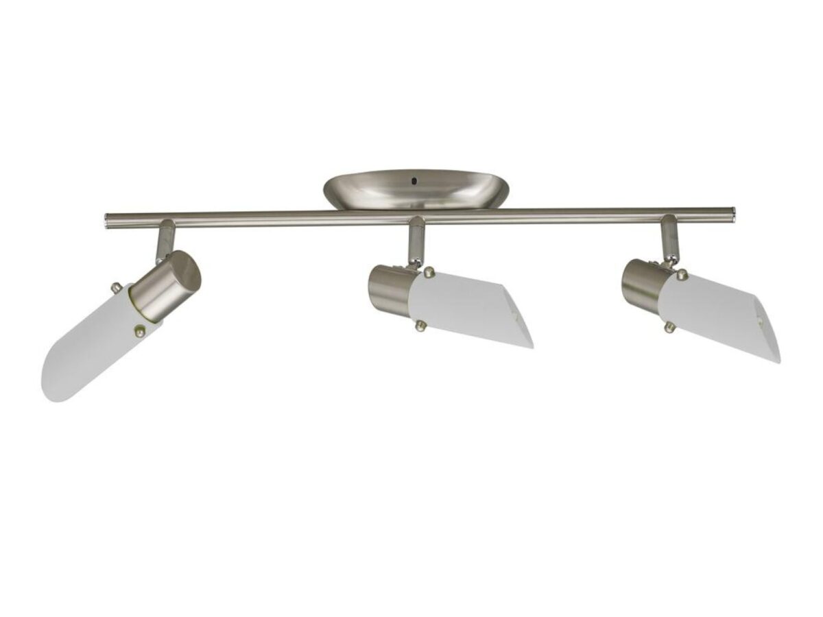Listwa sufitowa Emanira 51 cm z trzema kloszami E14
