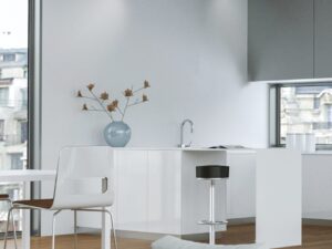 Miniaturka 1 - Listwa sufitowa Fenisona z dwoma reflektorami w salonie