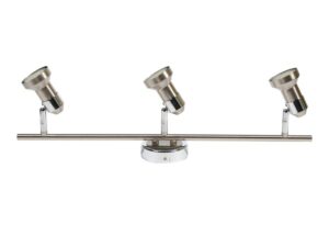 Miniaturka 3 - Listwa sufitowa Fenisona trzy reflektory nikiel satynowy i chrom