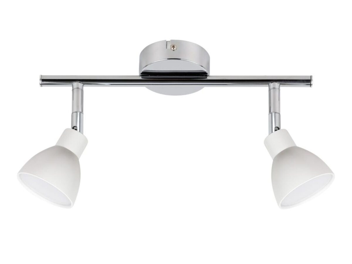 Listwa sufitowa LED Elemela biała 2-punktowa 10 W
