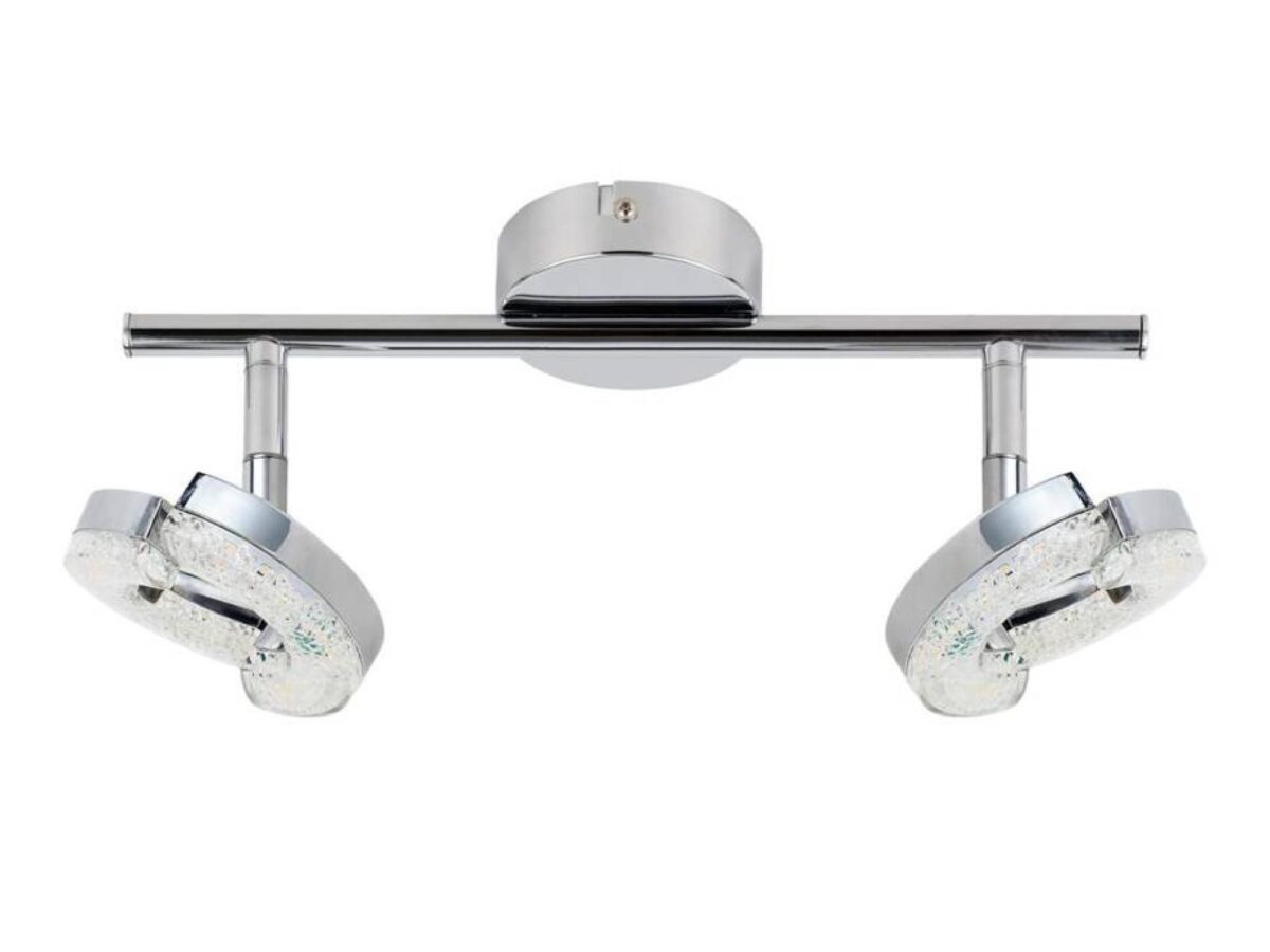 Listwa sufitowa LED Teladeta 2-punktowa chrom 30 cm