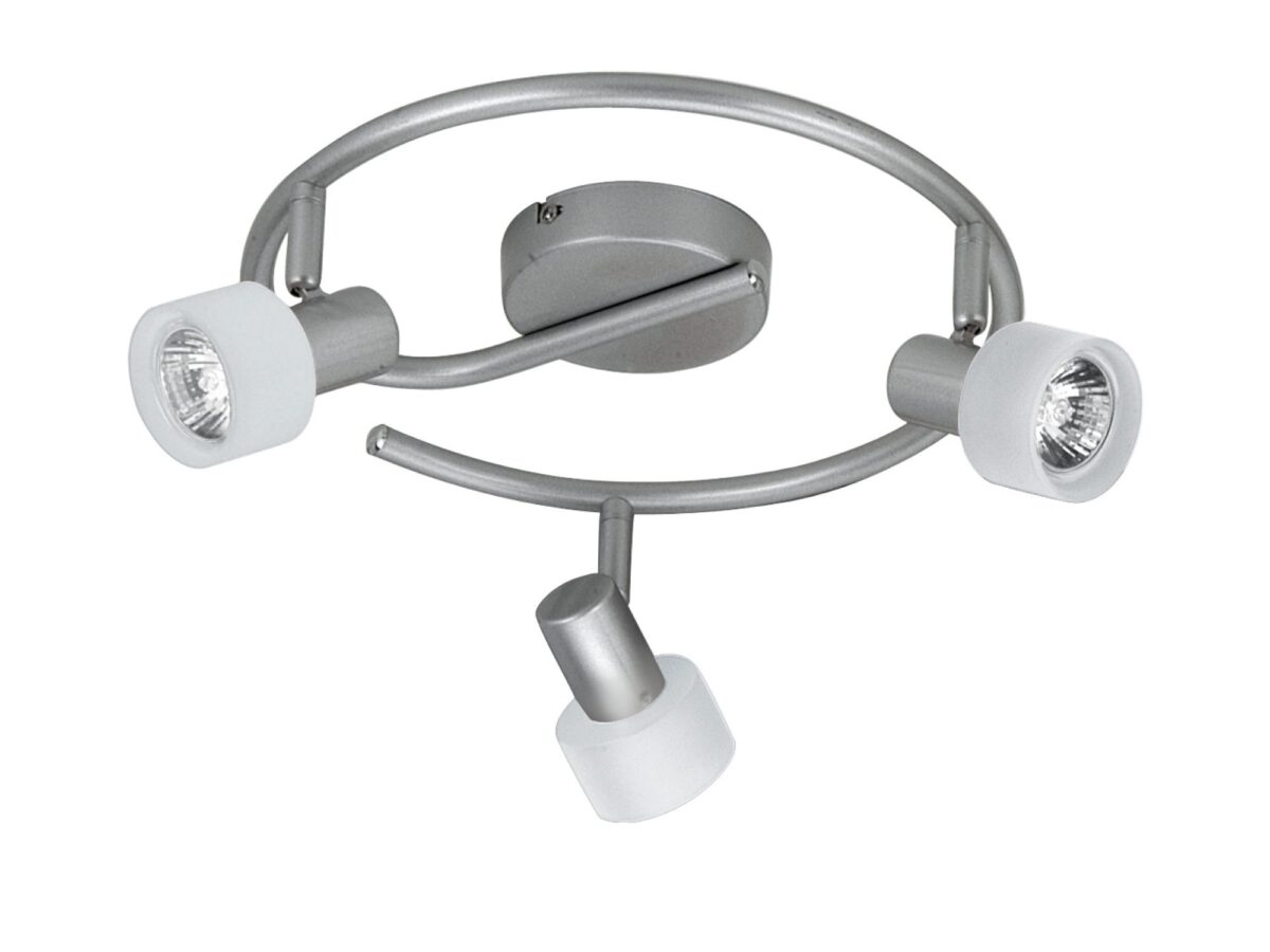 Listwa sufitowa Melitira spiralna 40 cm z 3 reflektorami GU10