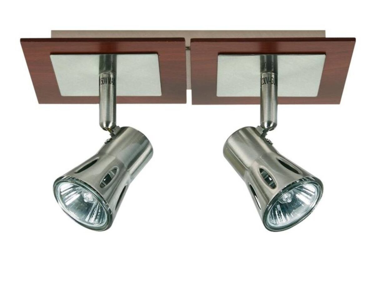 Listwa sufitowa Oriseta z 2 reflektorami GU10 chrom