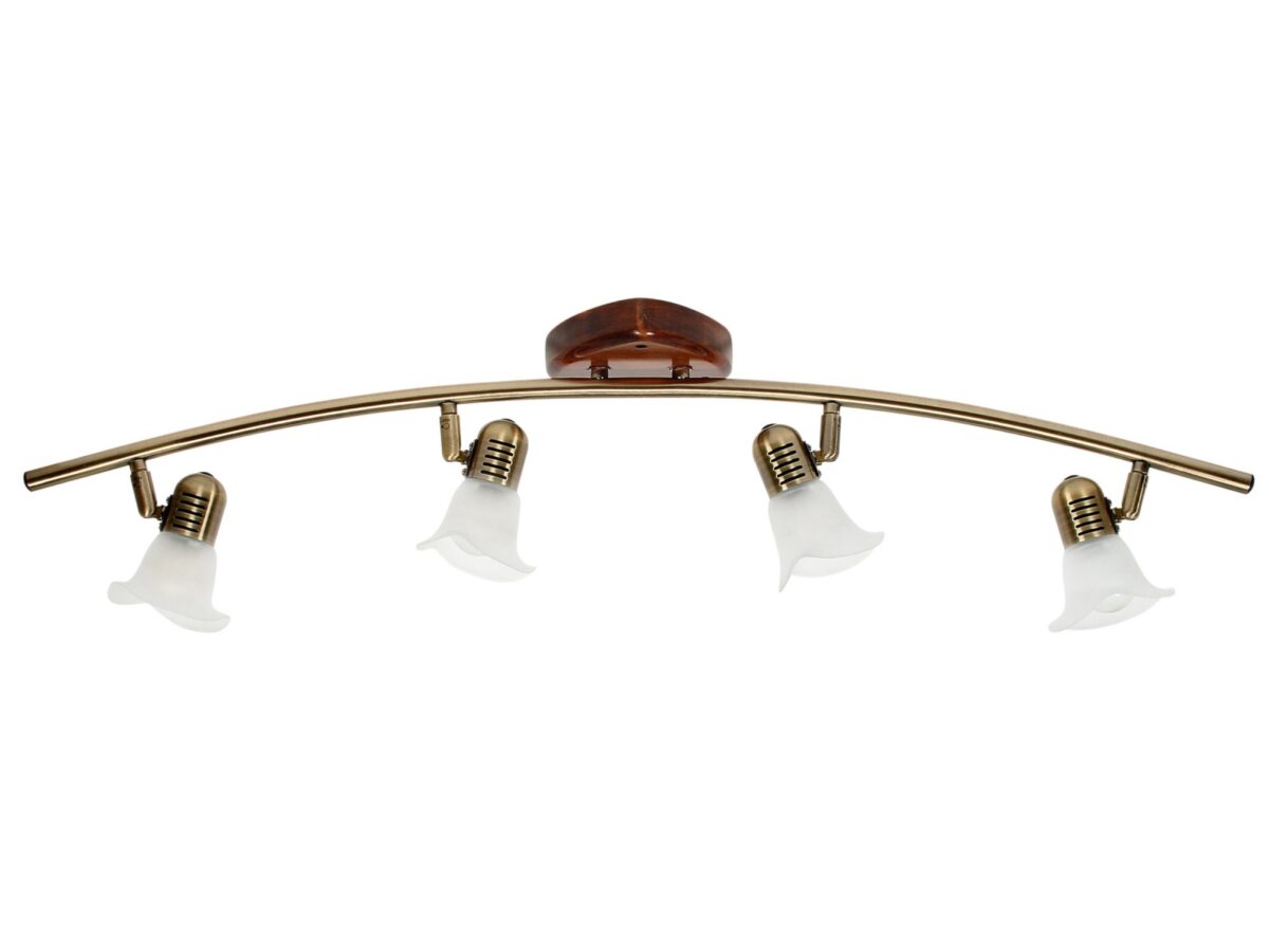 Listwa sufitowa Revasira 4×E14 patyna 91 cm