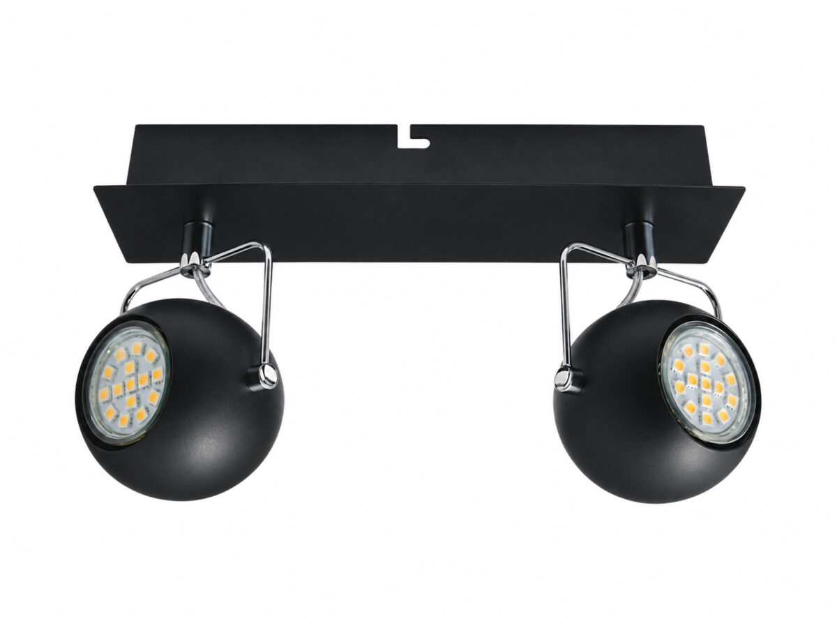 Listwa sufitowa Savotira 25 cm z dwoma reflektorami GU10
